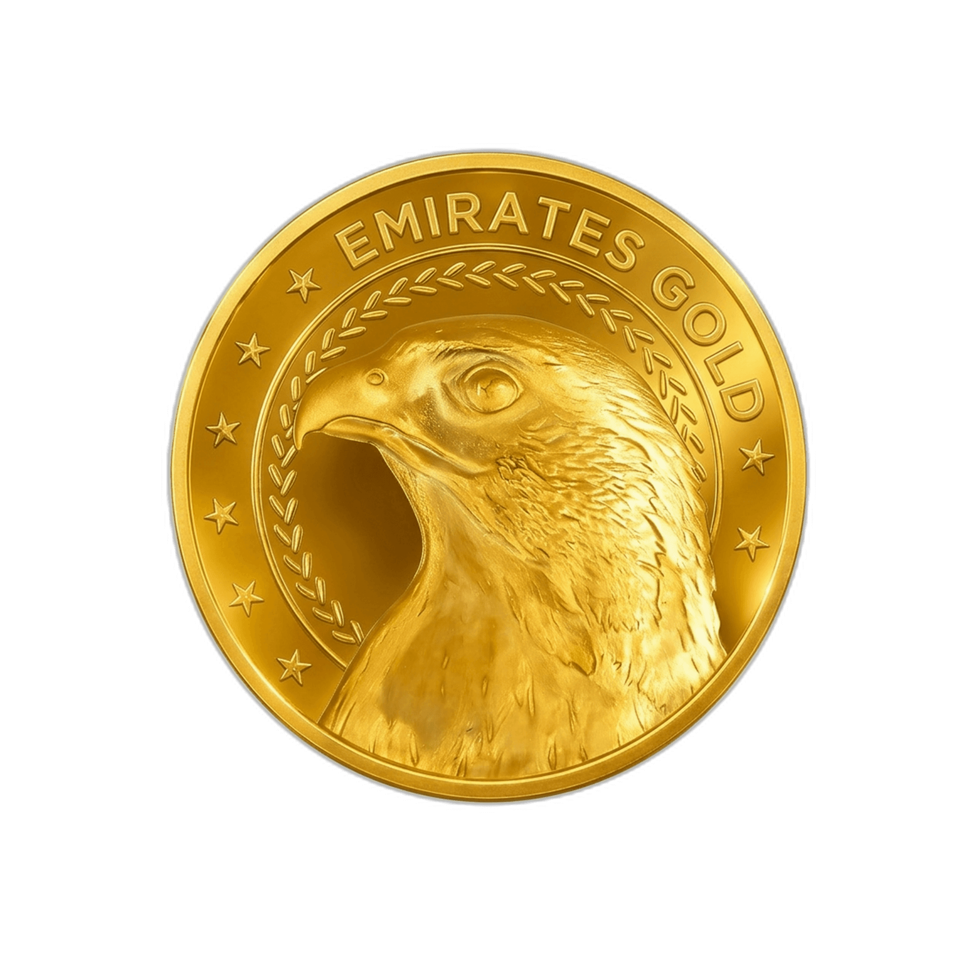 Emirates Gold Falcon Coin 1 Oz Gold Plated