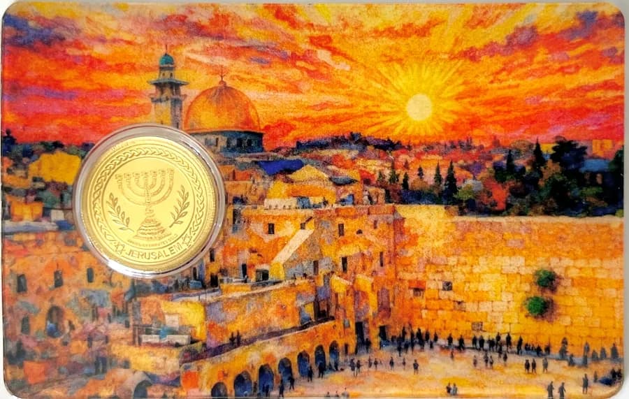 Western Wall Blister · Gold 1/33oz